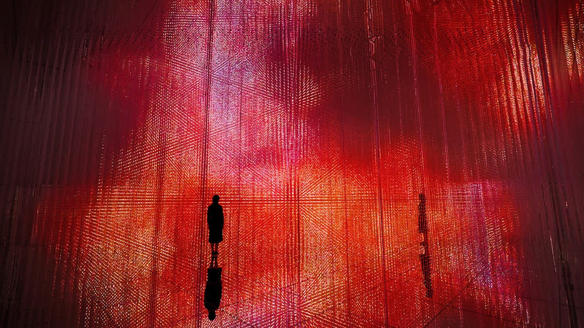 teamLab, Infinite Crystal World, Courtesy teamLab Borderless Tokyo © teamLab